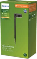 Philips Vynce Solar-Gartenleuchte LED Schwarz mit Erdspieß Bild 3