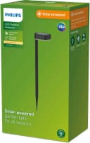 Philips LED Solarleuchte Outdoor Vynce Spiess Schwarz Bild 3