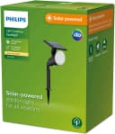 Philips LED Solarleuchte Outdoor Jivix Spiess 1.4W Schwarz Bild 4