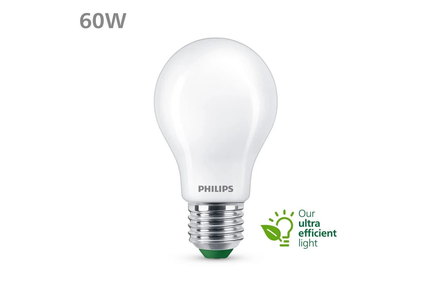 Philips LED-Leuchtmittel UltraEfficient 3er Set E27 Warmweiß Glas - Bild 2