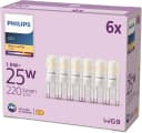 Philips LED-Stiftsockellampe G9 1,9W 220lm 2700K matt 6er Bild 1
