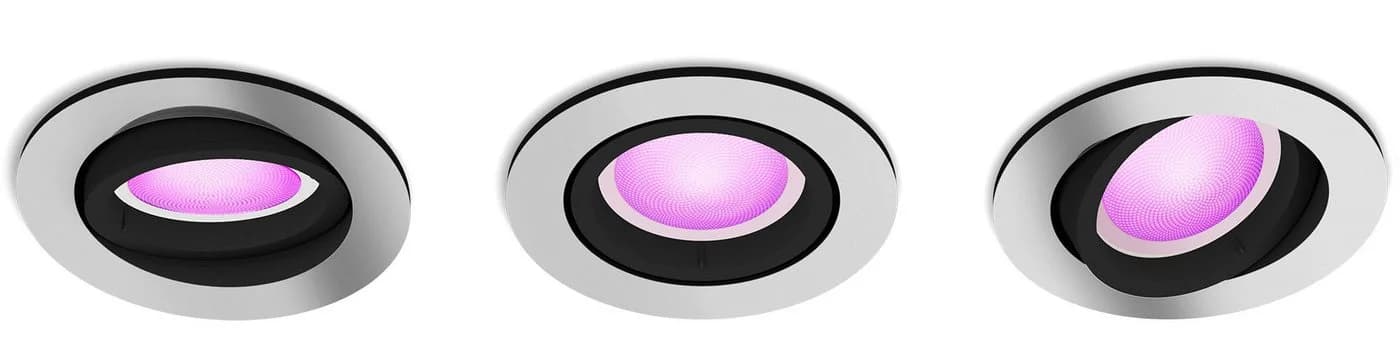 Philips Hue Centura Einbauspot 3er Pack GU10 LED Silber - Bild 2
