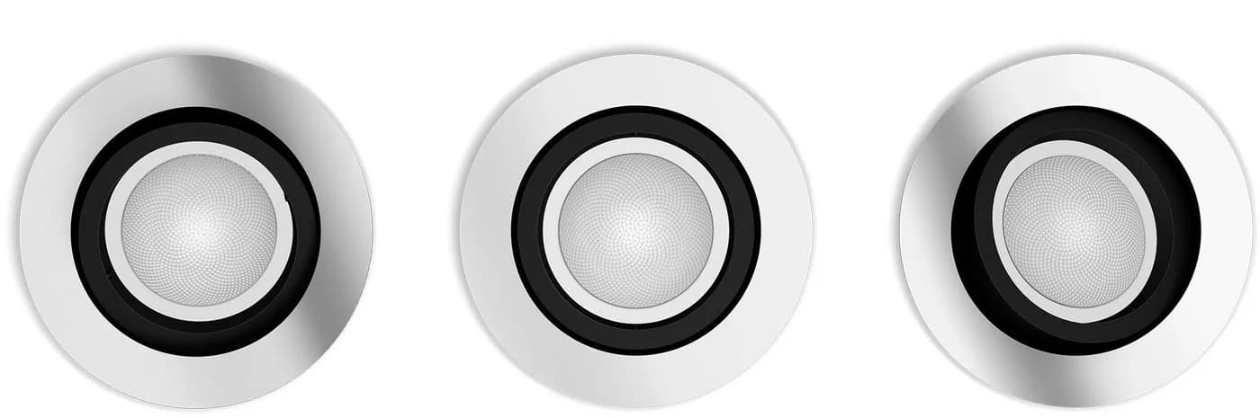 Philips Hue Centura Einbauspot 3er Pack GU10 LED Silber - Bild 3