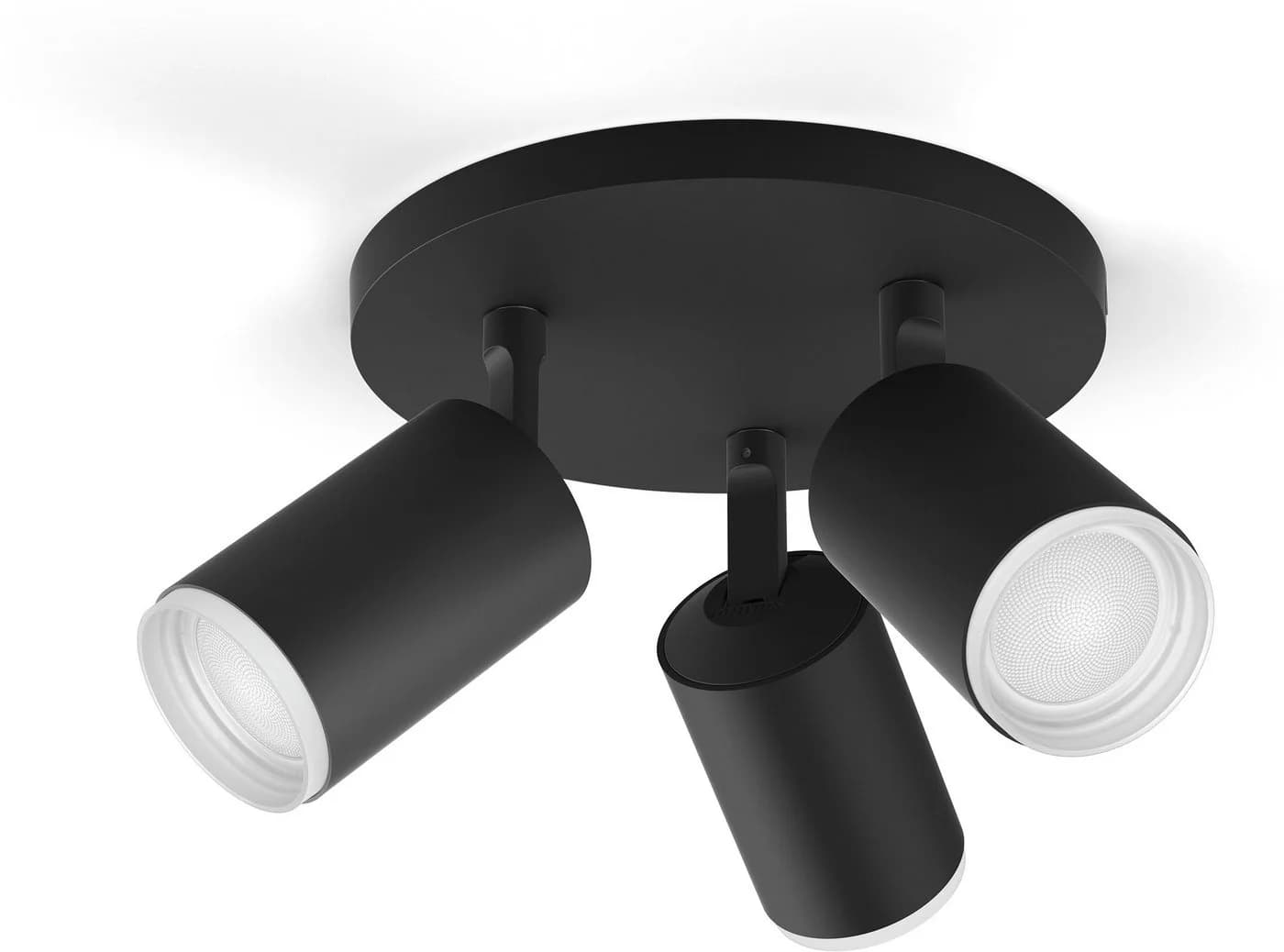 Philips Hue Fugato 3er Deckenspot LED Schwarz White & Color Ambiance - Bild 3