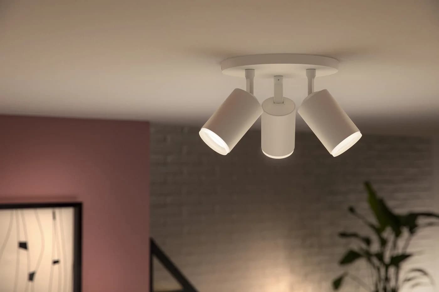 Philips Hue Fugato LED Deckenspot 3er Set Weiß Smart Home