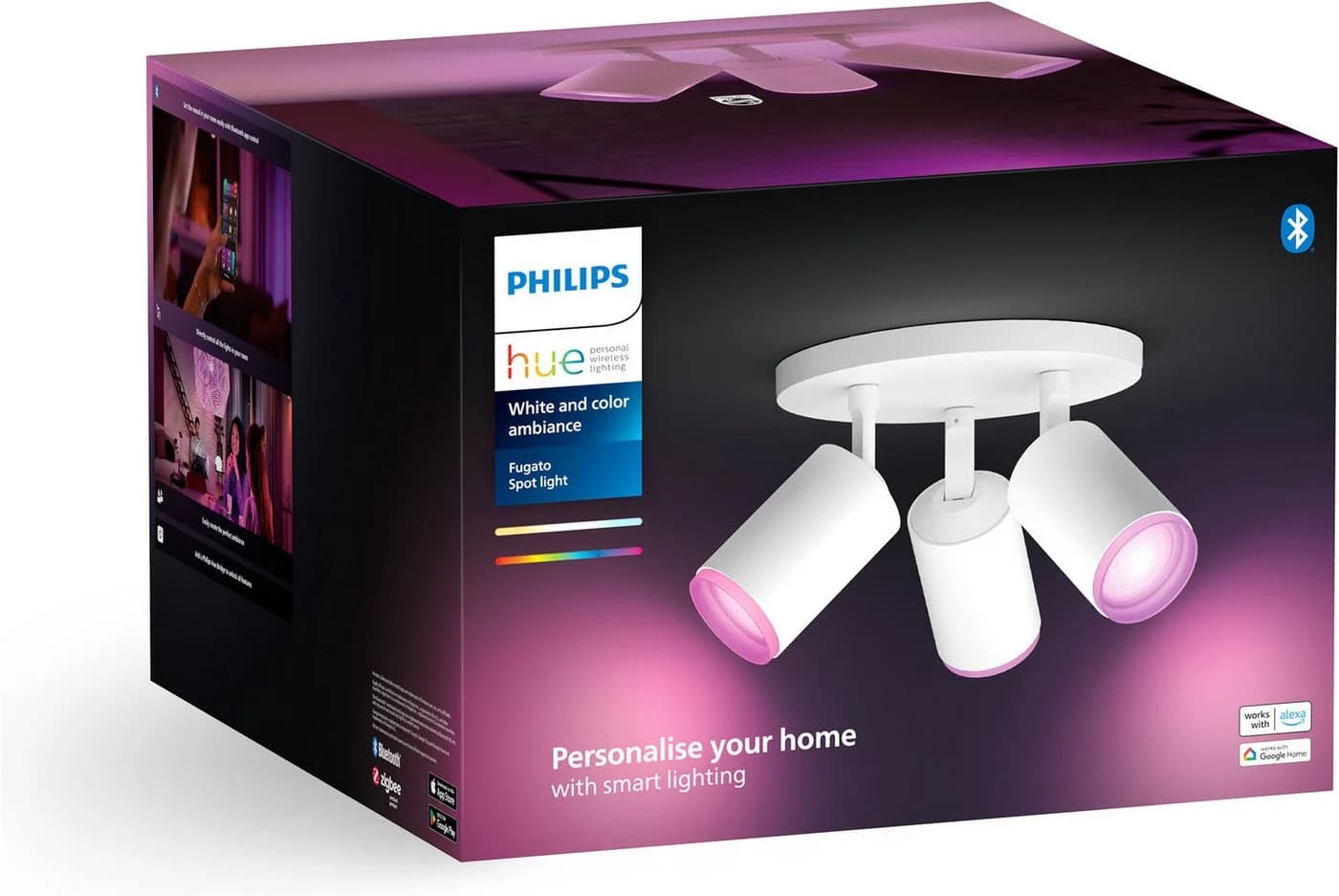 Philips Hue Fugato LED Deckenspot 3er Set Weiß Smart Home - Bild 4