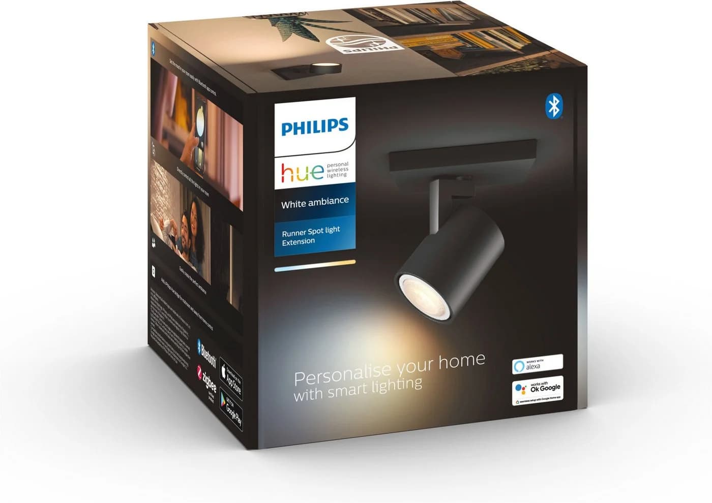 Philips Hue LED Deckenspot Runner Schwarz White Ambiance - Bild 4