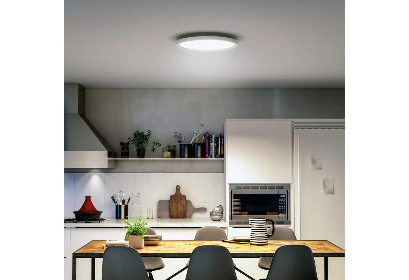 Philips Hue LED-Deckenlampe White Ambiance Aurelle, Ø 40 cm