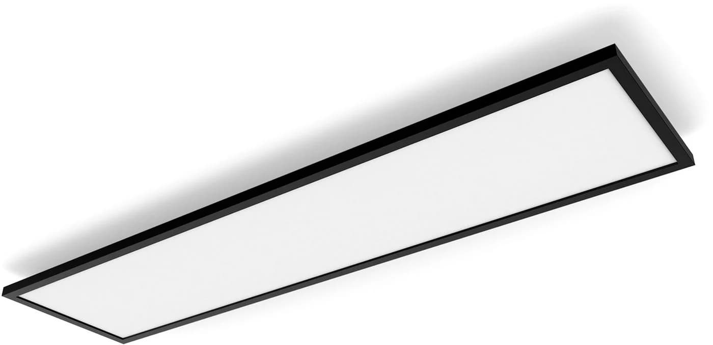 Philips Hue LED-Deckenpanel Aurelle 120x30 cm Schwarz