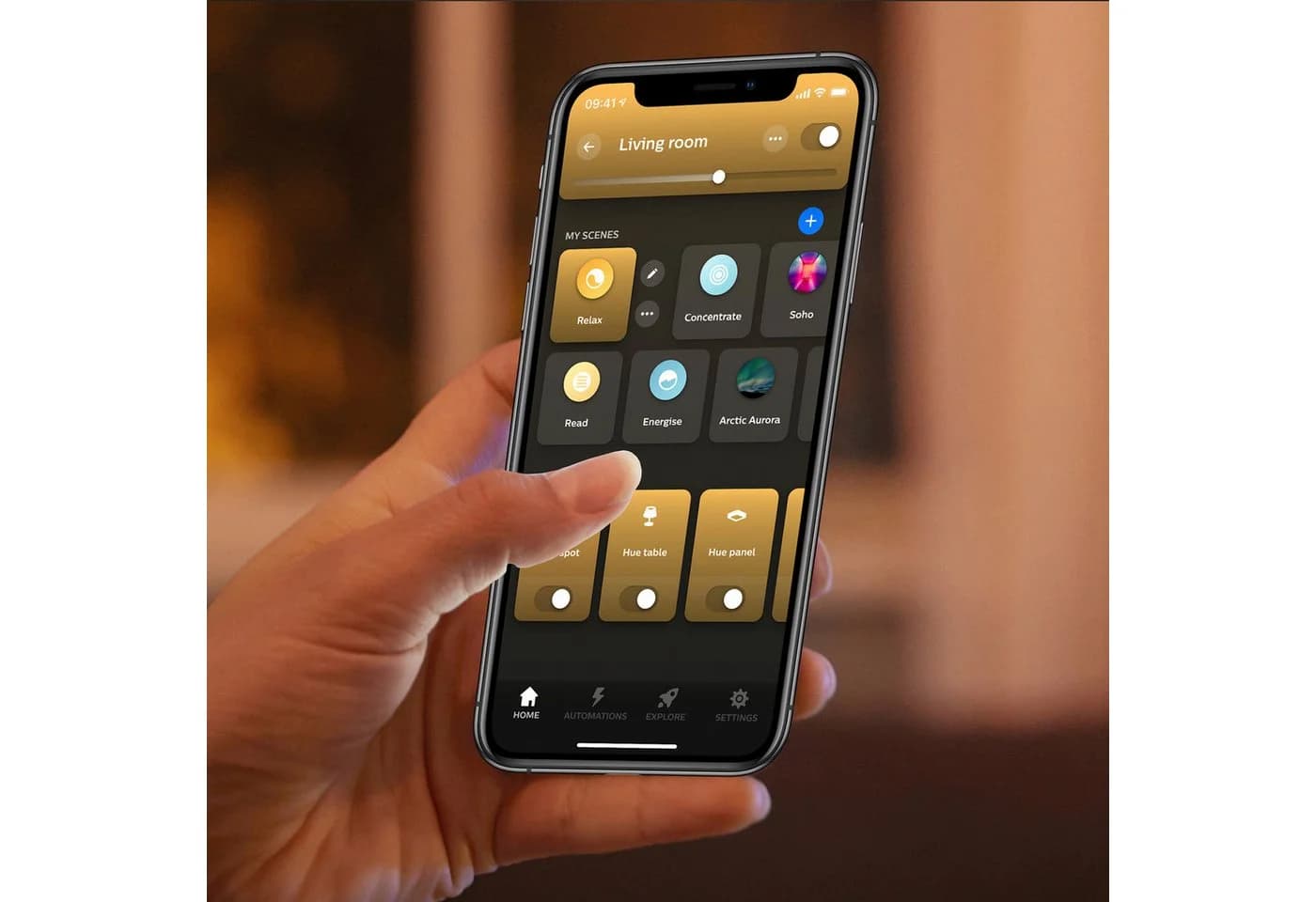 Philips Hue LED Panel White Ambiance Aurelle Panel rund, Abschaltautomatik, Bluetooth, CCT - über Fernbedienung, Dimmfunktion, Farbsteuerung, Leuchtdauer einstellbar, Memoryfunktion, Nachtlichtfunktion, Smart Home, Timerfunktion, dimmbar über Fernbedienung, erweiterbar, mehrere Helligkeitsstufen, LED fest integriert, warmweiß - kaltweiß - Bild 5