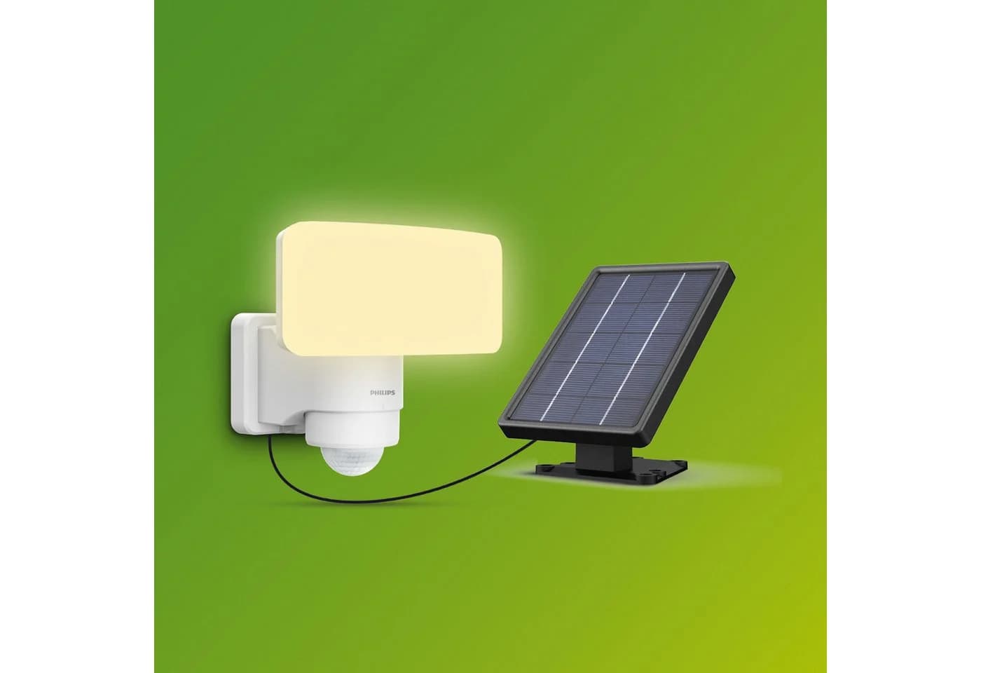 Philips LED-Solar-Außenstrahler Tylus, weiß, Sensor - Bild 4