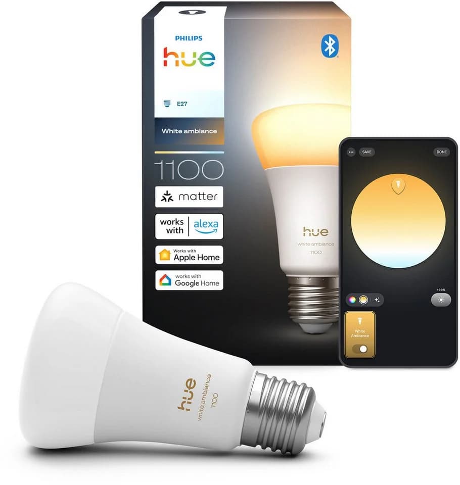 Philips Hue White Ambiance LED-Leuchtmittel 1100lm E27 - Bild 2