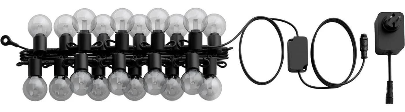 Philips Hue LED-Lichterkette Festavia Globe 14m 20 flg. IP65