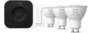 Philips Hue LED-Leuchtmittel Starter Kit Bridge Pro 3x White & Color Ambiance Dimmschalter GU10 Bild 1