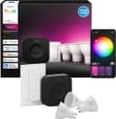 Philips Hue LED-Leuchtmittel Starter Kit Bridge Pro 3x White & Color Ambiance Dimmschalter GU10 Bild 2