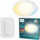 Philips LED Deckenleuchte Superslim All-in-one Schwarz CCT Dimmbar Fernbedienung Bild 2