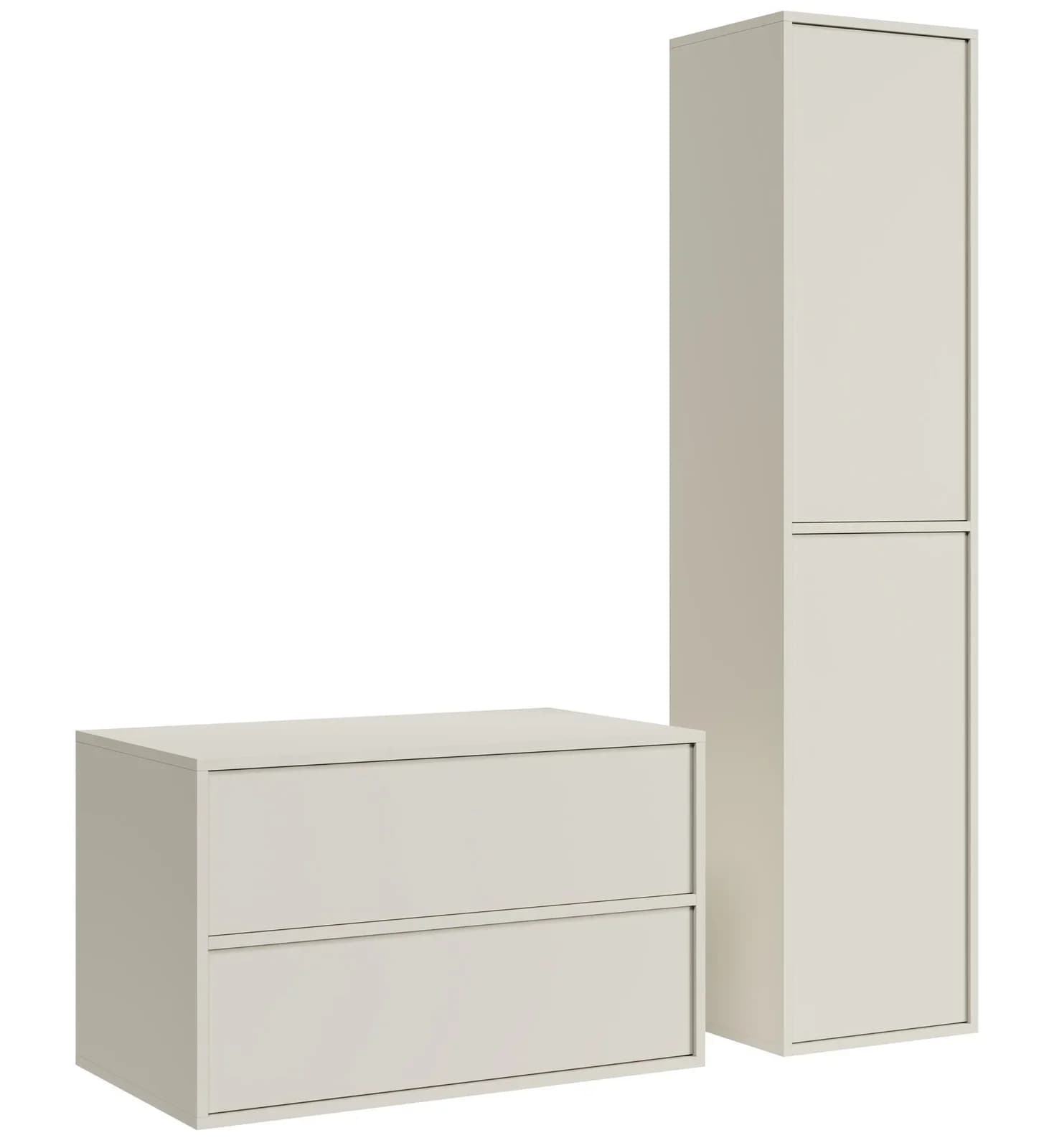 Badplaats BADMÖBEL-SET Mali 2 Teile Cashmere