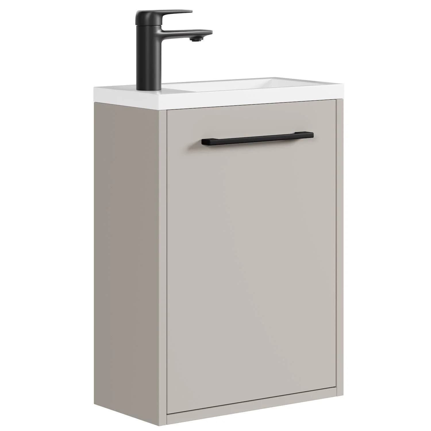 Badplaats Gäste-WC-Möbelset Florence 2-teilig Cashmere