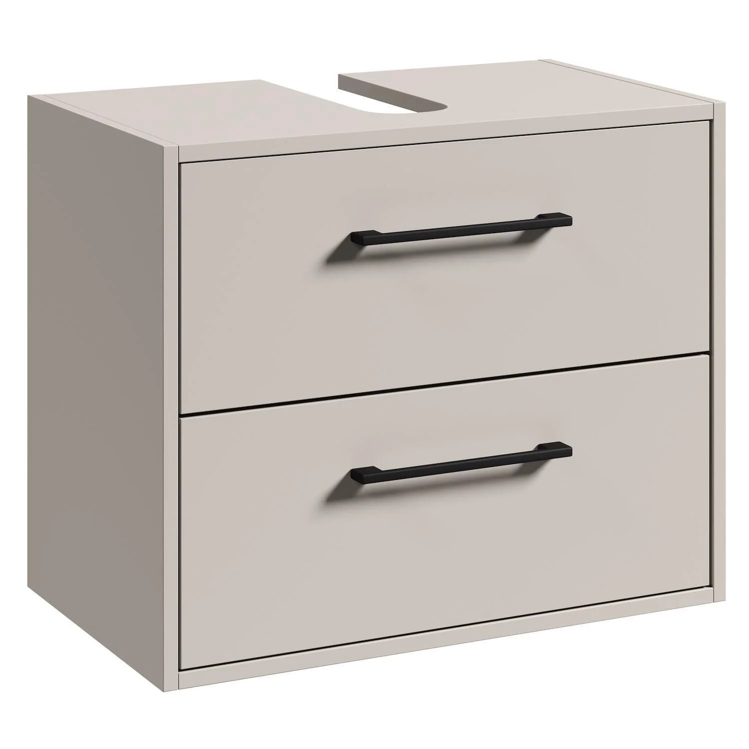 Badplaats Waschtischunterschrank Florence 2 Schubladen Beige
