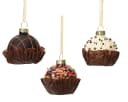 Kaemingk Christbaumschmuck Glas 5cm Schoko Praline Figur Braun/Bunt Bild 2