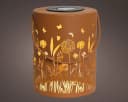 Lumineo LED Laterne Rostbraun 14x18cm Bild 3