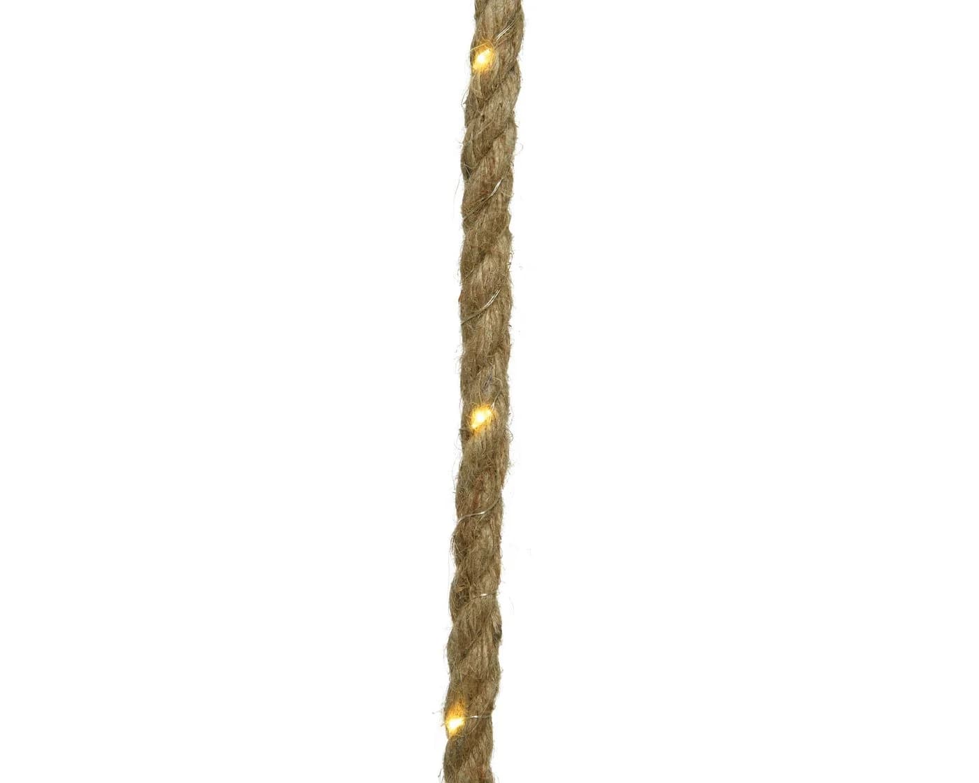 Lumineo LED Solarleuchte 5m Jute Warmweiß Dauerlicht - Bild 2