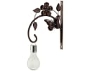 Decoris Wandhaken Blume & Schmetterling Eisen Kupfer Landhaus Bild 1