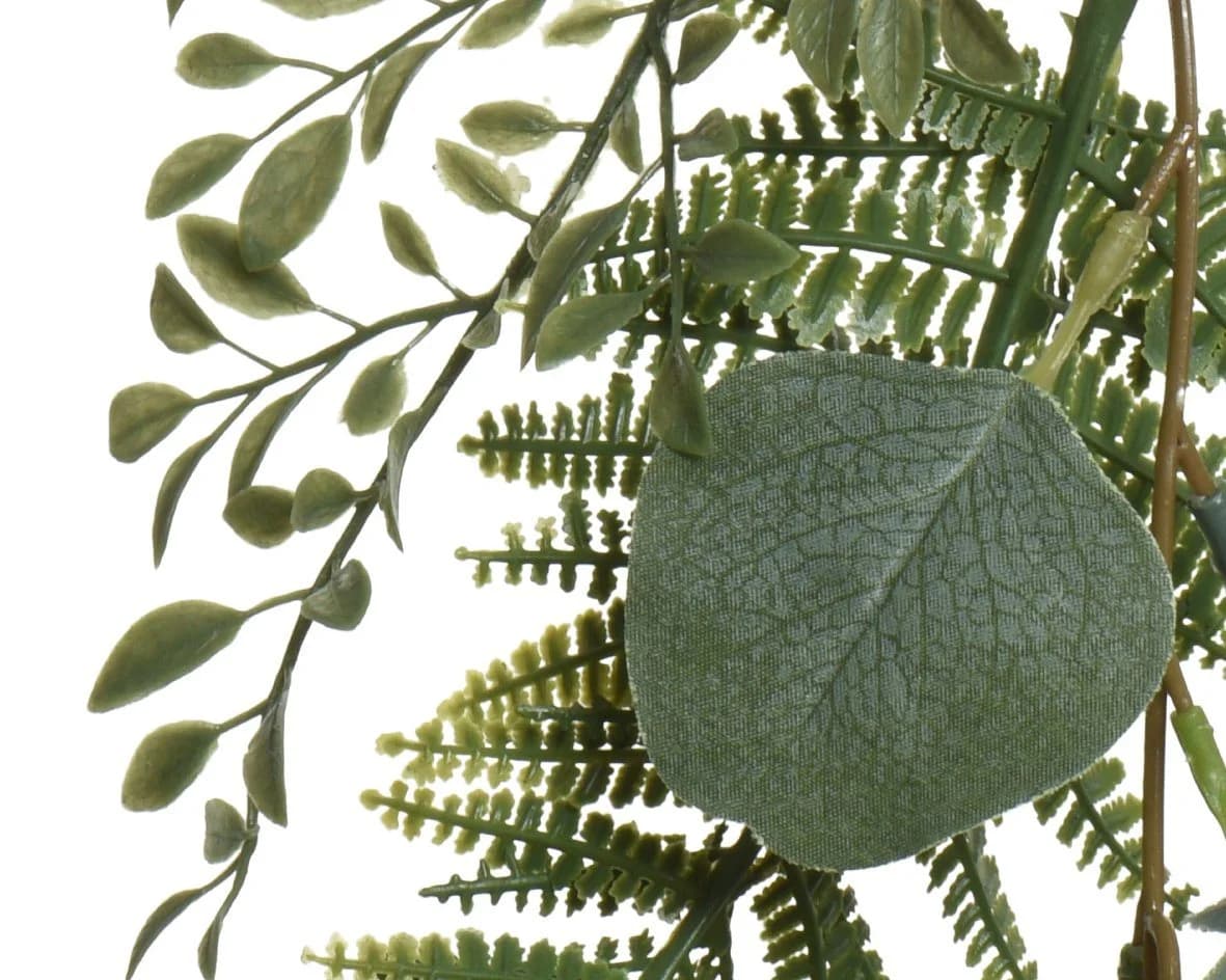 Decoris Kunstgirlande Grün Farn Eukalyptus 180cm