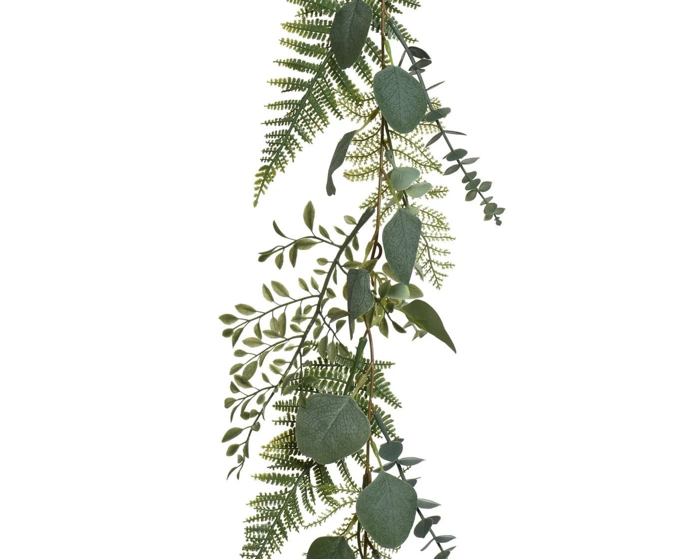 Decoris Kunstgirlande Grün Farn Eukalyptus 180cm - Bild 2