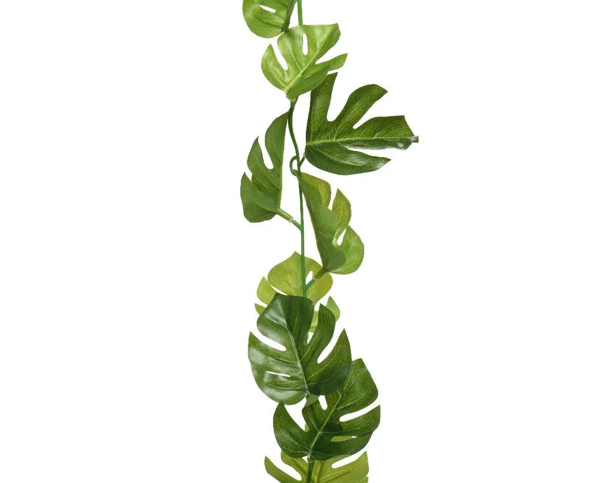 Decoris Künstliche Monstera Girlande Grün 180cm - Bild 2