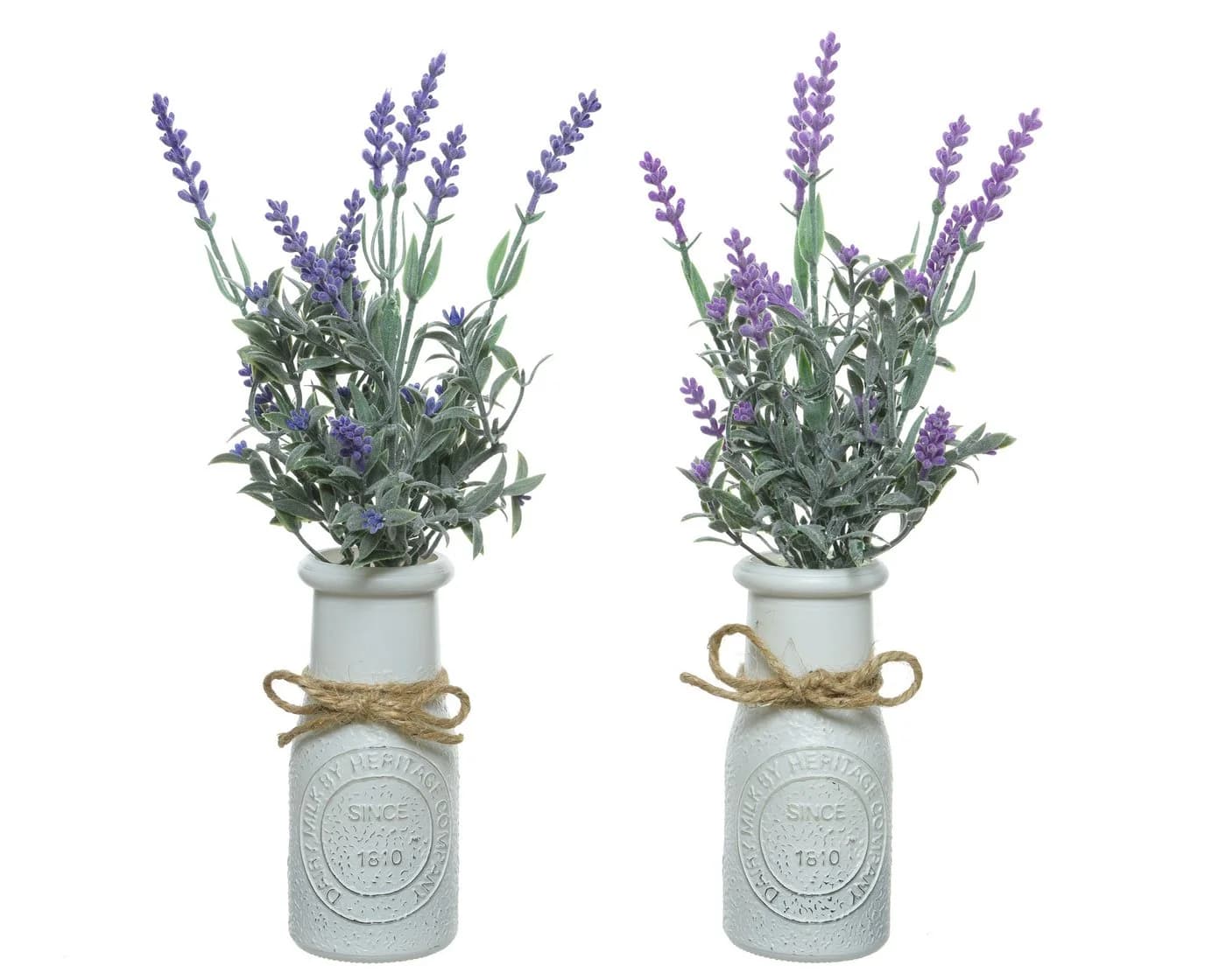 Decoris Künstlicher Lavendel 32cm in Glasflasche Lila - Bild 2