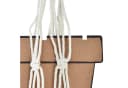 Kaemingk Blumenampel Makramee Creme Boho-Stil Bild 3