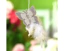 Kaemingk Filzschmetterling Anhänger Dekoaccessoire mit Perlen & Pailletten Bild 1
