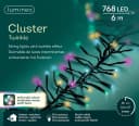 Lumineo LED-Lichterkette Cluster 768 LED Bunt Timer IP44 Bild 2