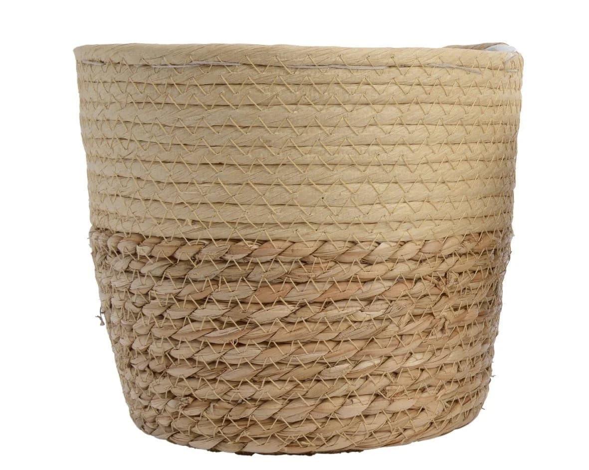 Kaemingk Blumentopf Set 3-tlg. Seegras Braun/Beige