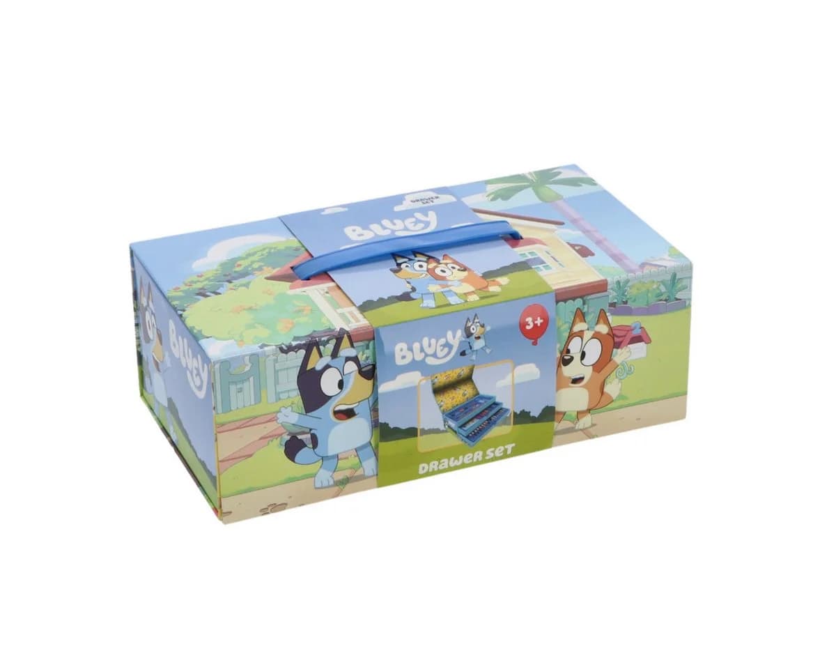 Bluey Farbkasten Malkoffer mit Wasserfarben & Stiften für Kinder - Bild 4