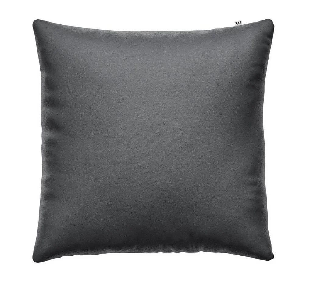 Wolkenfeld Kissenbezug Mako-Satin Anthrazit 80x80 cm - Bild 2