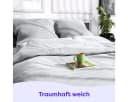 Wolkenfeld Kissenbezug Mako-Satin 70x90 cm Grau Bild 1