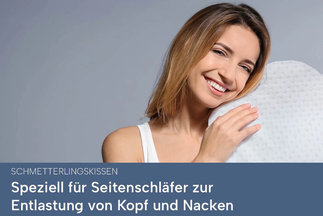 casimum Nackenstützkissen Schmetterling Memory Foam Ergonomisch