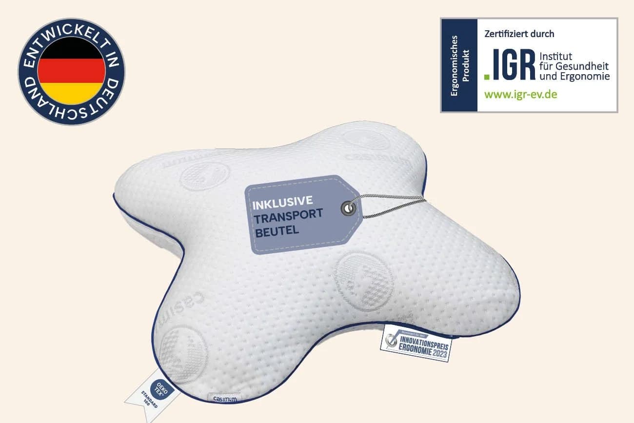 casimum Nackenstützkissen Schmetterling Memory Foam Ergonomisch - Bild 3