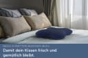 casimum Kissenbezug Blau Jersey Doppelpack 56x48 cm Bild 1