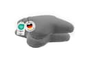 casimum Kissenbezug Grau Jersey Doppelpack für Schmetterlingskissen Bild 3