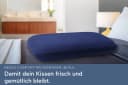 casimum Kissenbezug Nackenkissen COMFORT Blau 70x40 cm Doppelpack Bild 1