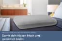 casimum Kissenbezug Comfort Grau 2 Stück 70x40 cm Bild 1