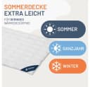 casimum Daunenbettdecke PREMIUM 90% Daunen 100% Baumwolle Weiss Bild 3