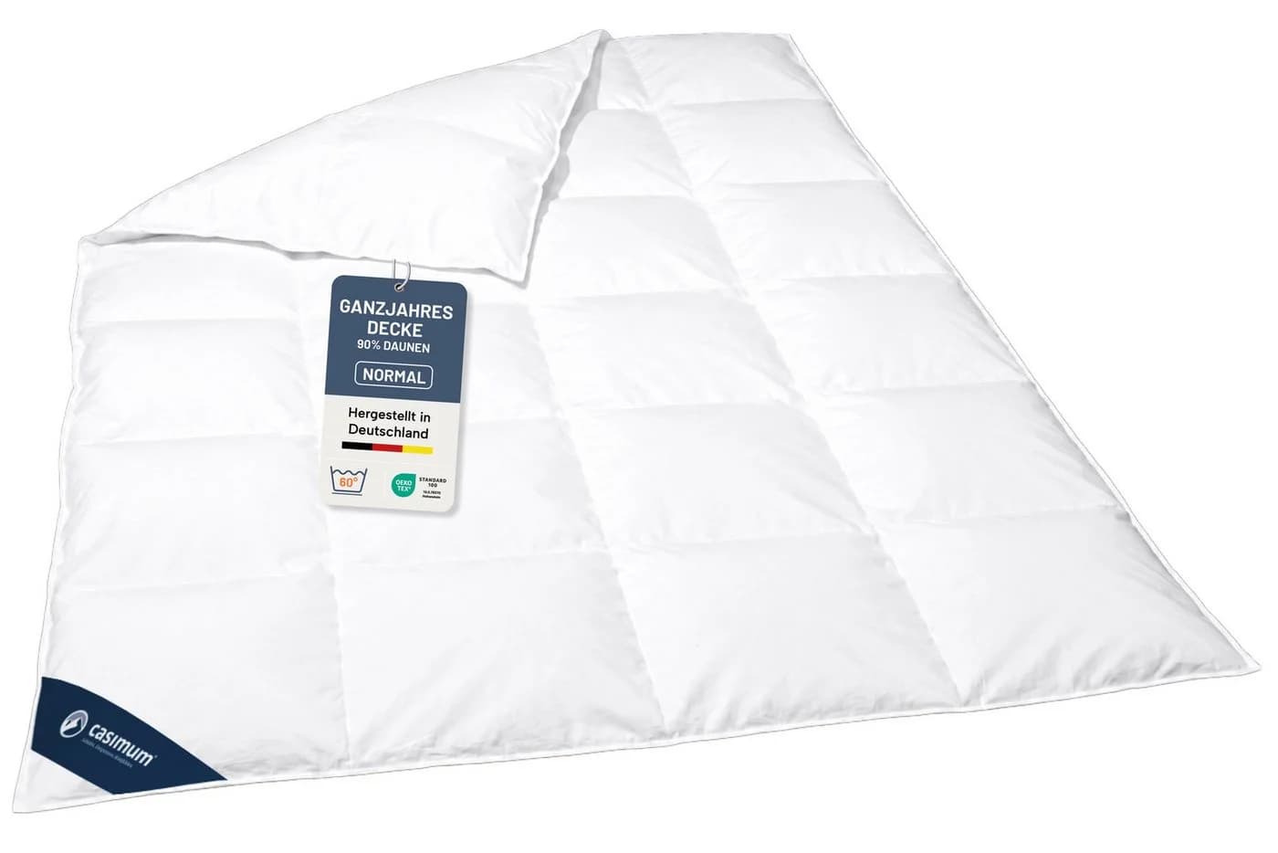 casimum Premium Daunendecke 90/10 Weiß Ganzjahresdecke - Bild 2