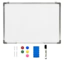vidaXL Magnettafel Magnetisches Whiteboard Weiß Stahl Bild 2