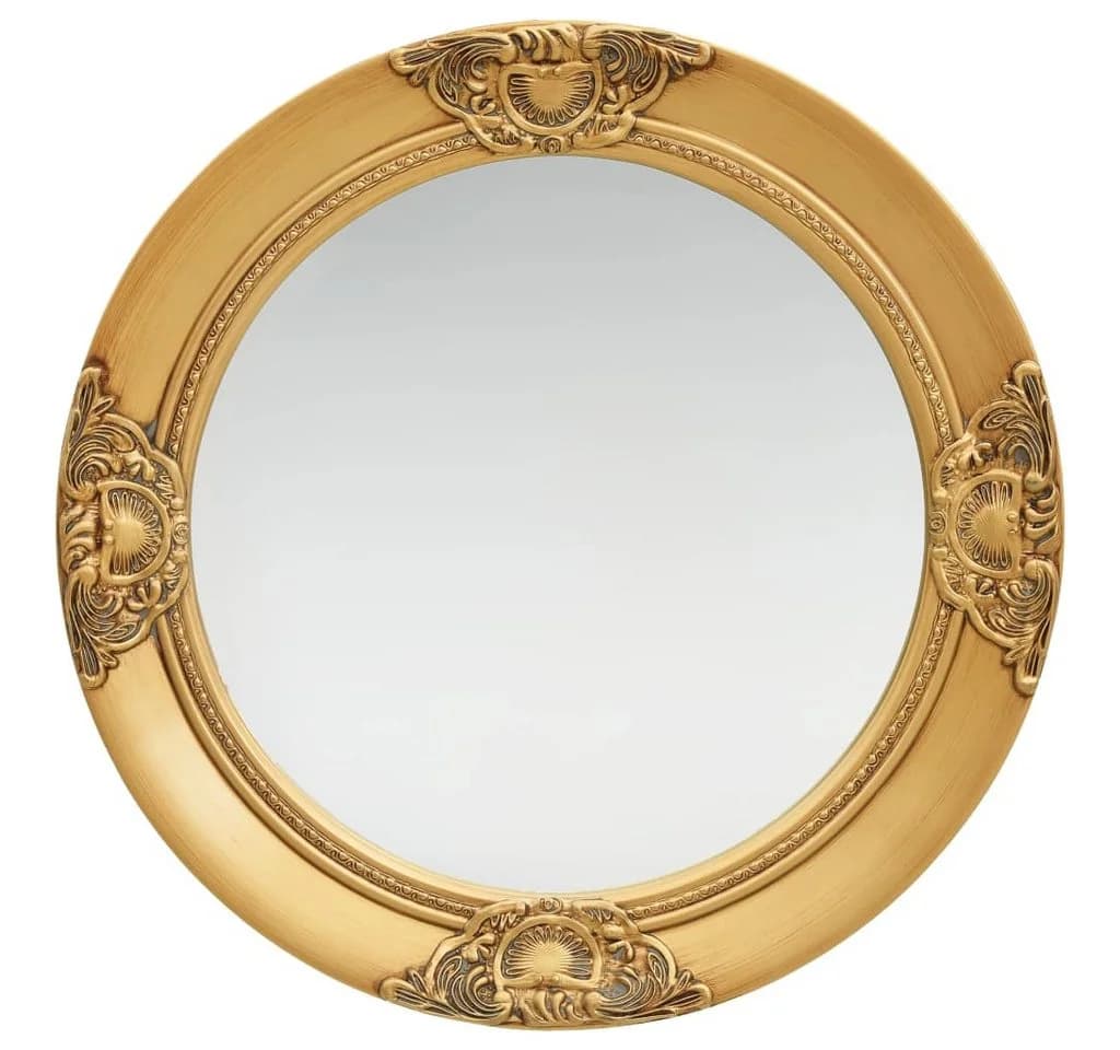 vidaXL Spiegel Wandspiegel im Barock-Stil 50 cm Golden - Bild 2