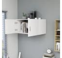 vidaXL Kommode Wandschrank Weiß Holzwerkstoff Bild 2