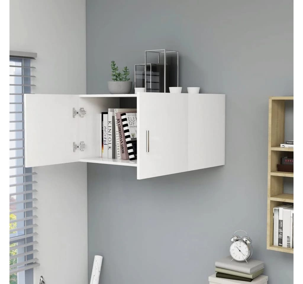 vidaXL Kommode Wandschrank Weiß Holzwerkstoff - Bild 2